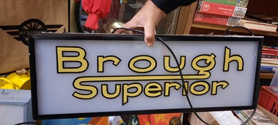 Lot 29 - BROUGH ILLUMINATED SIGN