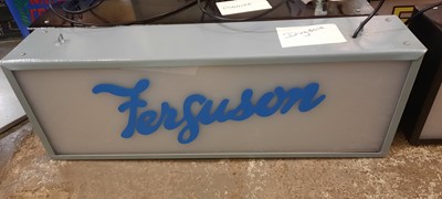 Lot 31 - FERGUSON ILLUMINATED SIGN