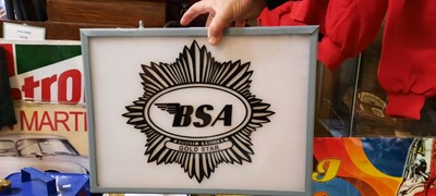Lot 36 - BSA GOLDSTAR ILLUMINATED SIGN