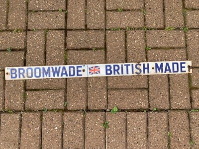 Lot 71 - BROOMWADE BRITISH MADE SIGN
