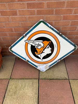 Lot 191 - NATIONAL BENZOLE SIGN