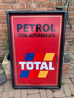 Lot 201 - TOTAL PETROL SIGN