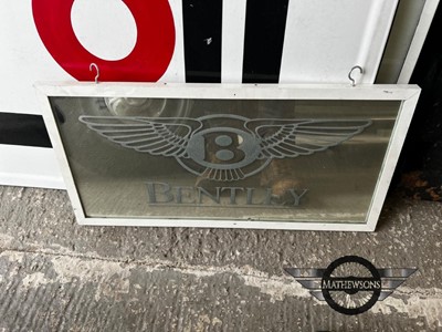 Lot 29 - BENTLEY MIRROR ON SLATE