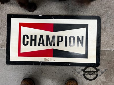 Lot 61 - CHAMPION SIGN
