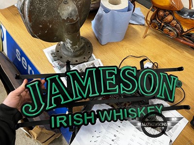 Lot 71 - JAMESON WHISKEY ILLUMINATED SIGN