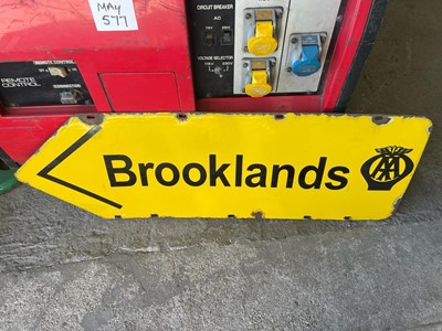 Lot 91 - BROOKLANDS AA SIGN
