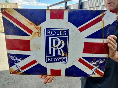 Lot 249 - ROLLS ROYCE SIGN
