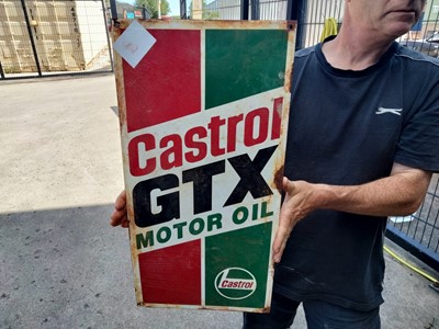 Lot 266 - GTX CASTROL SIGN