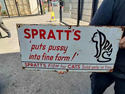 Lot 276 - SPRATTS SIGN