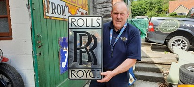 Lot 321 - ROLL ROYCE SIGN