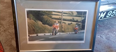 Lot 121 - "MASTERCLASS" FRAMED PICTURE BY ROD ORGAN