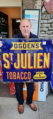 Lot 15 - OGDEN ST.  JULIEN TOBACCO SIGN