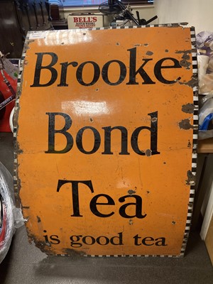 Lot 163 - LARGE BROOKE BOND SIGN