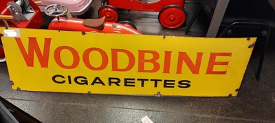 Lot 165 - WOODBINES CIGARETTES SIGN