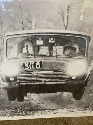 Lot 244 - HAND DRAWN PICTURE OF GRX 311D MINI COOPER S