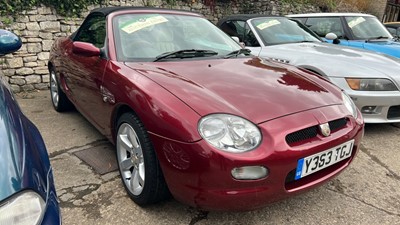 Lot 72 - 2000 MG MGF 1.8I VVC