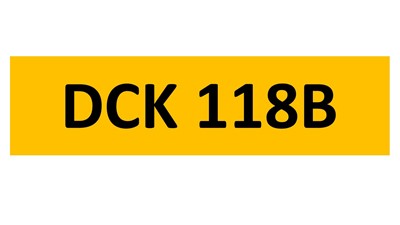 Lot 355 - REGISTRATION ON RETENTION - DCK 118B