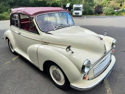 Lot 472 - 1968 MORRIS MINOR 1000 CONVERTIBLE