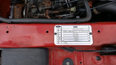Lot 638 - 2002 FORD ESCORT 55 D VAN