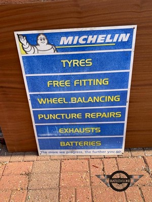 Lot 37 - MICHELIN REPAIR SIGN