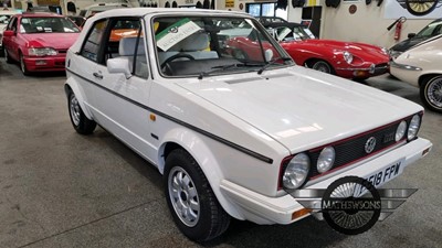Lot 132 - 1989 VOLKSWAGEN GOLF GTI