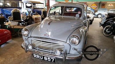 Lot 228 - 1955 MORRIS MINOR