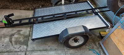 Lot 587 - MOTORCYCLE TRAILER
