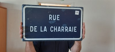 Lot 13 - 4 X FRENCH ROAD/STREET SIGNS