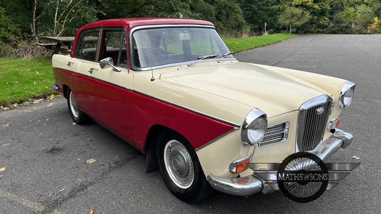 Lot 64 - 1969 WOLSELEY 16/60