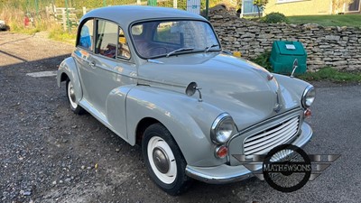 Lot 395 - 1966 MORRIS MINOR 1000