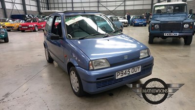 Lot 22 - 1996 FIAT CINQUECENTO SOLEIL