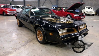 Lot 184 - 1978 PONTIAC FIREBIRD TRANS AM SE Y82