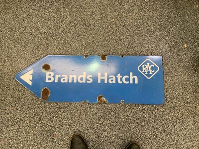 Lot 101 - RAC BRANDS HATCH SIGN