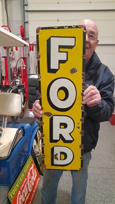 Lot 215 - FORD ENAMEL SIGN