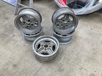 Lot 351 - CAPRI LASER/RS2000 ALLOY WHEELS  X 5