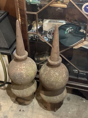 Lot 331 - 2 FINIAL TOPS