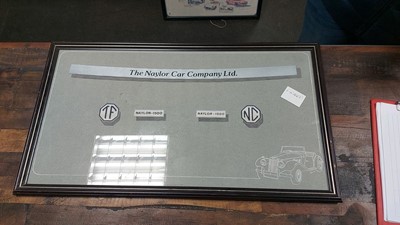 Lot 355 - ORIGINAL ARTWORK FOR NAYLOR CAR BADGES