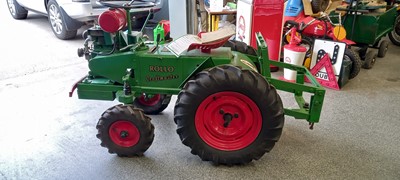 Lot 380 - 1952 ROLLO CROFTMASTER TRACTOR, TRAILER & PLOUGH