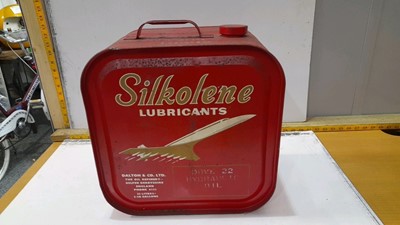 Lot 407 - SILKOLENE LUBRICANTS TIN