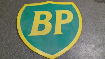 Lot 207 - LARGE PLASTIC BP SIGN