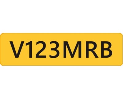 Lot 401 - REGISTRATION - V123 MRB