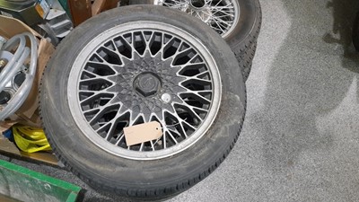 Lot 519 - 4X FORD SIERRA COSWORTH ALLOY WHEELS
