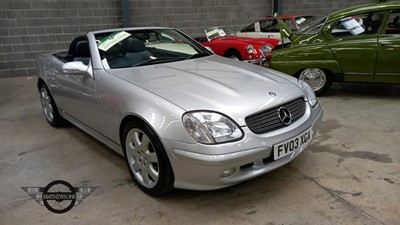 Lot 448 - 2003 MERCEDES SLK 320 AUTO