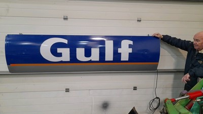 Lot 327 - LARGE GULF ILLUMINATED SIGN