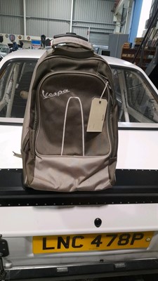 Lot 169 - VESPA RUCKSACK TROLLEY BAG , VERY RARE