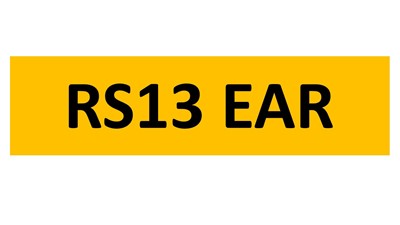 Lot 233-3 - REGISTRATION ON RETENTION - RS13 EAR