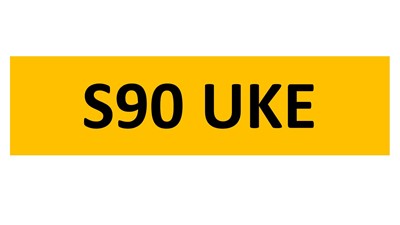 Lot 246-3 - REGISTRATION ON RETENTION - S90 UKE