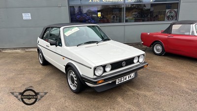 Lot 453 - 1987 VOLKSWAGEN GOLF CLIPPER CABRIO