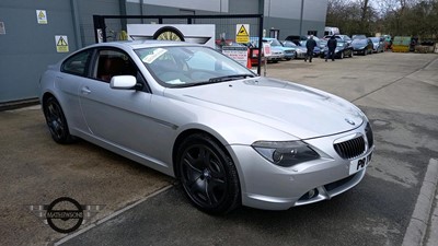 Lot 643 - 2004 BMW 645 CI AUTO