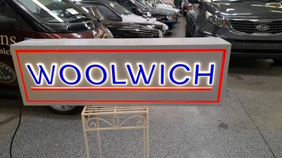 Lot 439 - WOOLWICH DOUBLE SIDED LIGHT UP BOX
